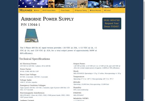 Milpower Inc: RF Power Amplifiers