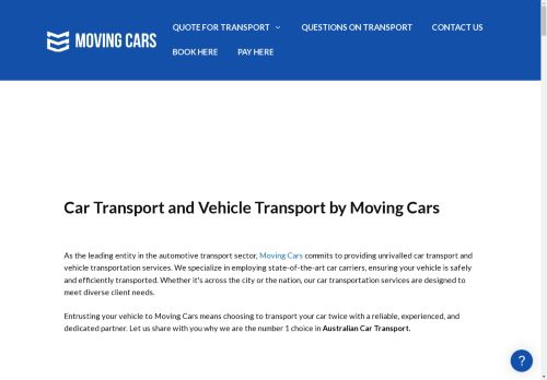 Moving Cars