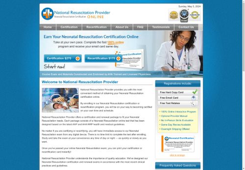 NRP Certification Online