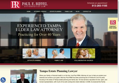 Paul E. Riffel | Elderly Law Attorney in Tampa FL