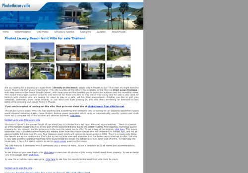 Phuket Luxury Villa