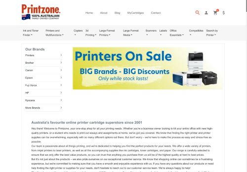 Printzone: Printer Cartridges