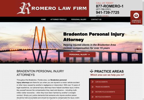 Romero Law Firm | Bradenton Personal Injury Attorneys