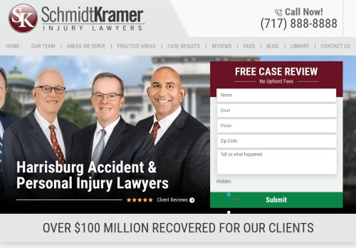 Schmidt Kramer Law Firm | Personal injury lawyers in Harrisburg and Camp Hill PA