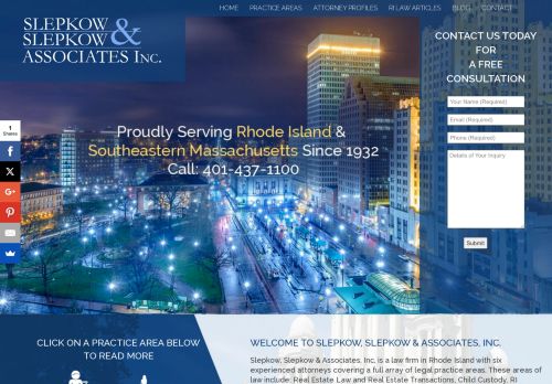 Slepkow, Slepkow & Associates Inc. | Personal injury attorneys in Rhode Island