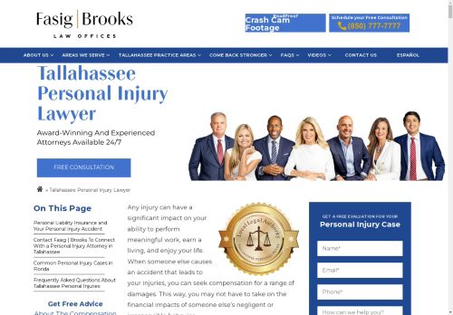 Barrett, Fasig & Brooks | Personal Injury and Auto Accidents Attorneys in Tallahassee FL
