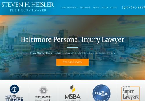 Steven H. Heisler | Maryland Personal Injury and Car Accident Lawyer