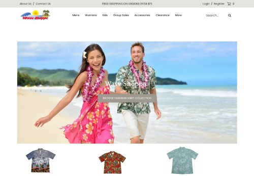 Wave Shoppe Hawaiian Shirts and Apparel 