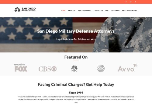 Military Defense Attorneys in San Diego CA
