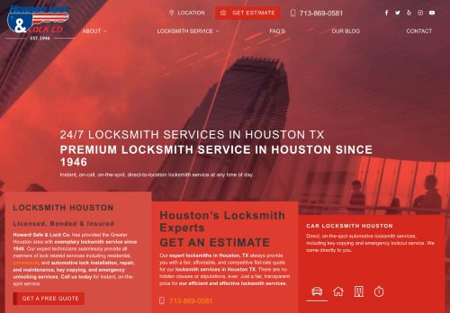 Locksmith Houston | 24/7 Local Locksmith Services in Houston TX Area