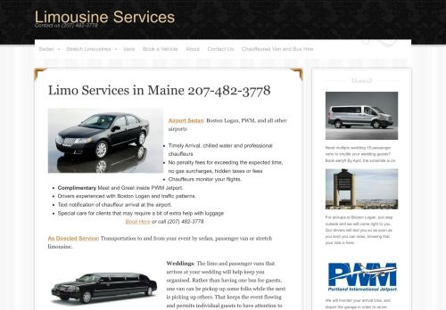 Limousine Services in Maine