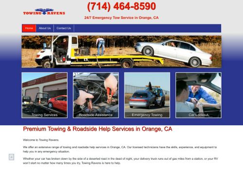 Towing Ravens | 24hr Towing & Roadside Services in Orange, CA