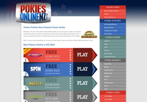 Online Pokies in New Zealand