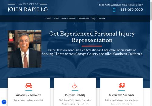 Law Offices of John Rapillo | Personal Injury Lawyer in Orange County CA
