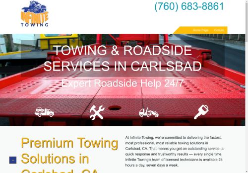 Professional Towing Services in Carlsbad, CA - Infinite Towing