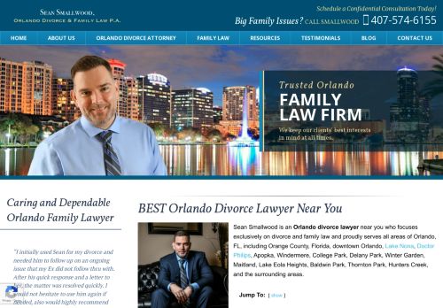 Sean Smallwood P.A. | Orlando divorce and Family Law Attorney