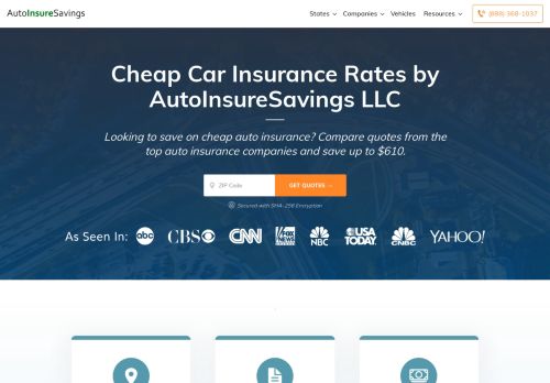 AutoInsureSavings LLC - Quotes for all 50 States