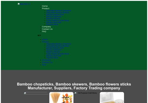 Rijia Bamboo Products | Cheap Bamboo chopsticks, skewers, flowers sticks