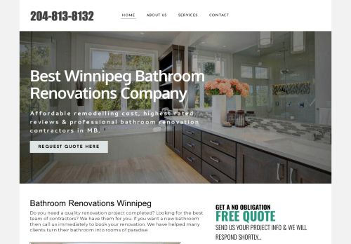 Bathroom Renovations in Winnipeg MB