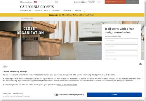 California Closets | Closet Organization and Custom Closet Solutions