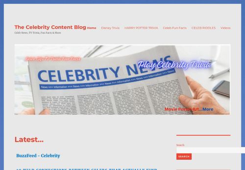 Celebrity Content Directory