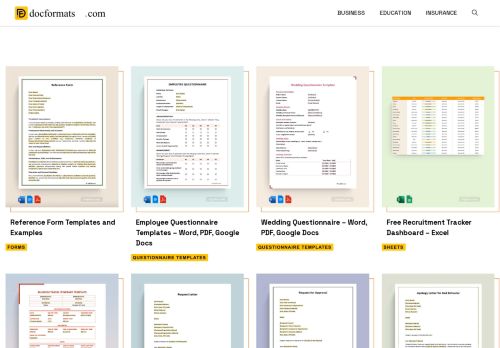 Document Formats & Templates