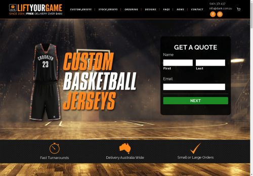 Dunk | Custom Basketball Uniforms Australia
