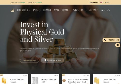 GoldBroker: Gold & Silver Storage Facilites