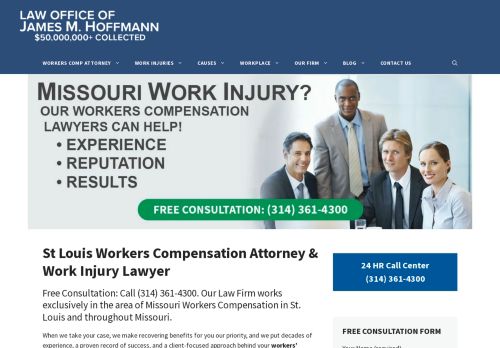 Law Office of James M. Hoffman | Worker's Comp and Personal injury attorneys in St. Louis MO