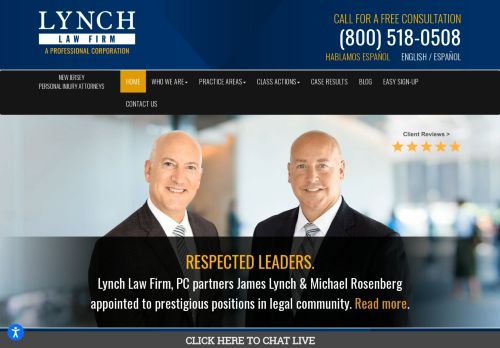 Lynch Law Firm | New Jersey Personal Injury Lawyer