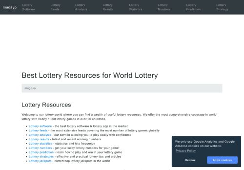 Best Lottery Resources for World Lottery
