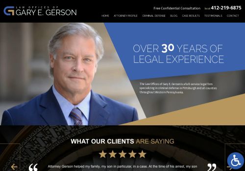 Law Offices of Gary E. Gerson | Criminal defense lawyers in Pittsburgh PA