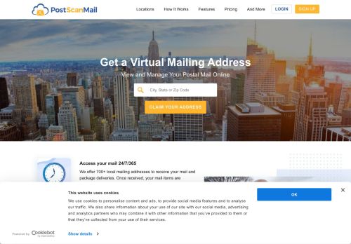 PostScanMail | Mailbox Forwarding and virtual Mailbox Services