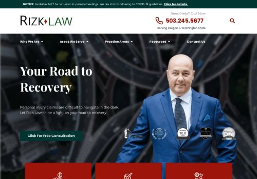 Rizk Law | Oregon Injury Lawyers