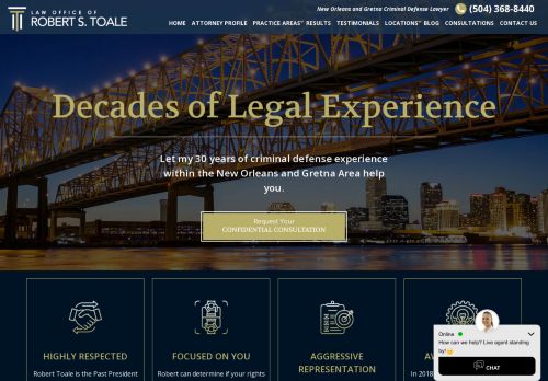 Law Office Of Robert S. Toale | Criminal defense attorneys in New Orleans LA