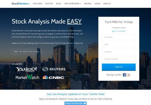 Stock Monitor Technical Analysis