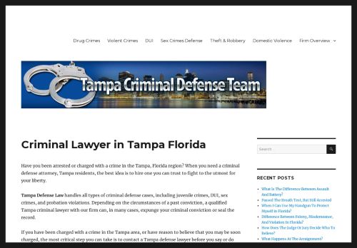 Donald C. Barrett, P.A. | Criminal defense lawyer in Tampa FL
