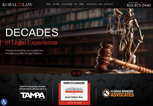 Kobal Law | Workers Compensation  Attorney in Tampa FL