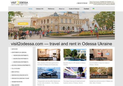 Visit2Odessa | Travel accommodation and visitor services in Odessa Ukraine
