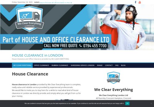 WeClearEverything | House and office clearance in London UK