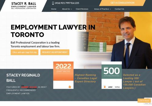 Stacey Reginald Ball | Employment Lawyer Toronto