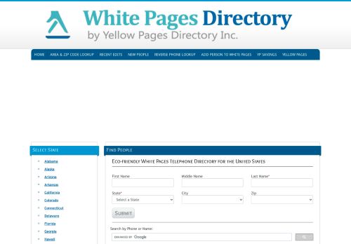 White Pages Telephone Directory