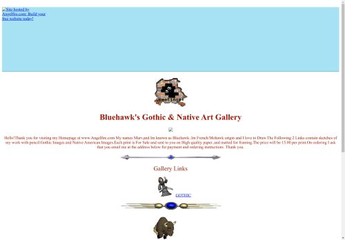 Bluehawk's Gothic & Native Art Gallery