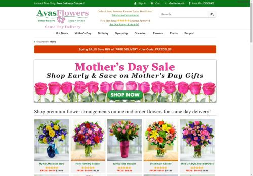 Avas Flowers® Florists