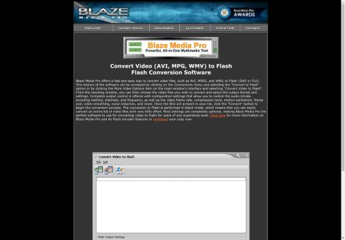 Blaze Media Pro: Convert Video