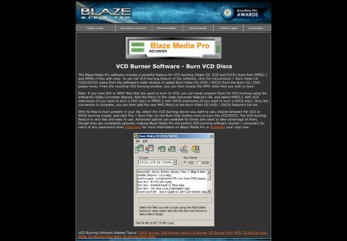 Blaze Media Pro: Video CD Burner