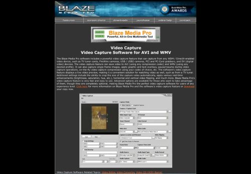 Blaze Media Pro: Video Capture