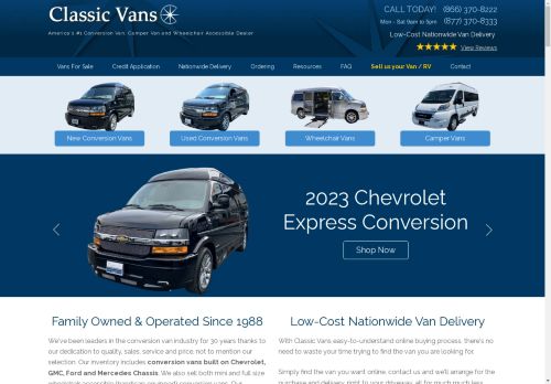 Classic Vans | Custom Luxury Camper and Wheelchair accessible Vans