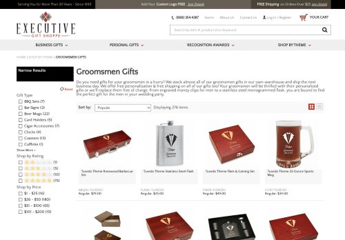 ExecutiveGiftShoppe: Groomsmen Gifts
