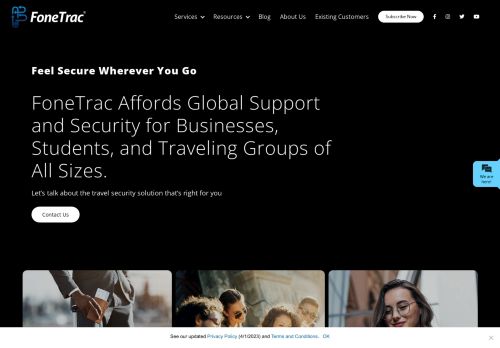 FoneTrac | Mobile application for Travel Security